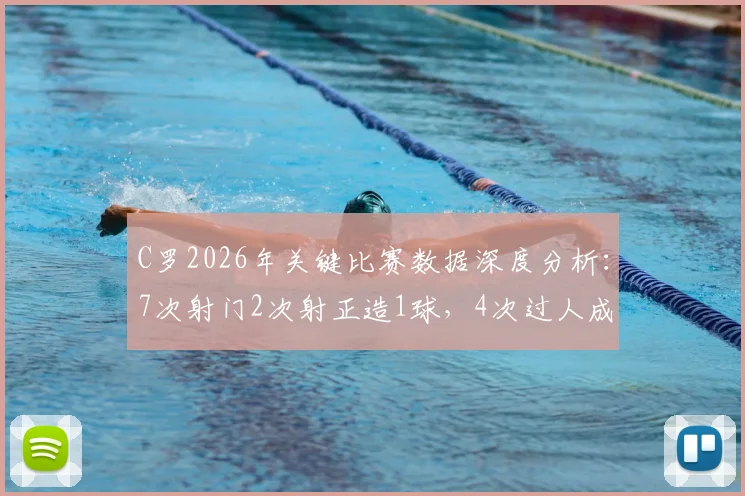 C罗2026年关键比赛数据深度分析：7次射门2次射正造1球，4次过人成功率50%，评分8.2分全解读